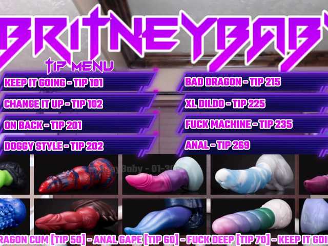 Zdjęcia BritneyBaby Teen Cam (18+) - New Menu Options - [ Fuck Machine @ Goal @remain tokens until goal is reached ]