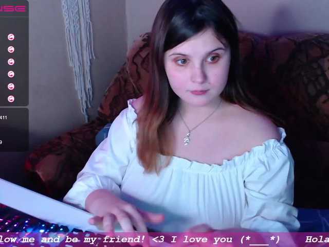 Zrzuty ekranu transmisji Candicemeow