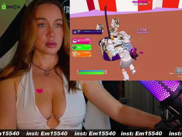 Zrzuty ekranu transmisji Emili1-