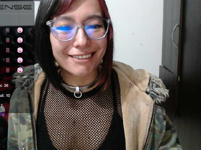 Zrzuty ekranu transmisji Gabri-ella