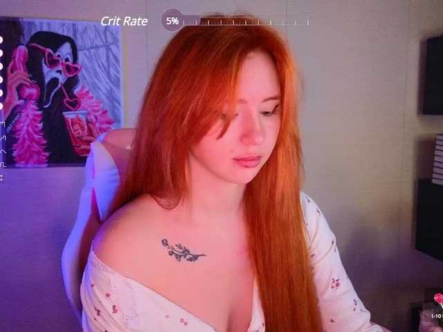 Zrzuty ekranu transmisji GingerGoddess