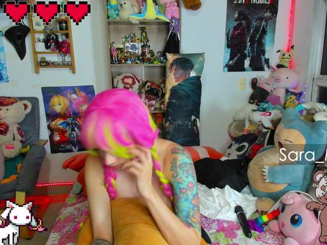 Zrzuty ekranu transmisji Sara-moon