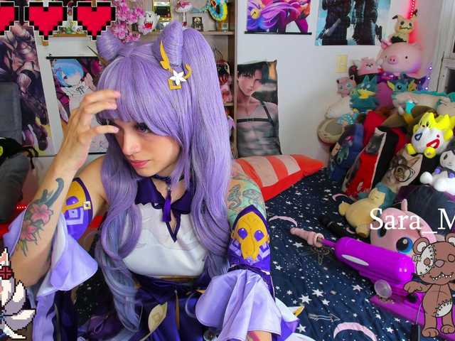 Zrzuty ekranu transmisji Sara-moon