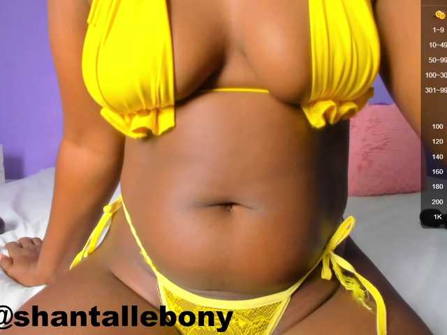 Zdjęcia ShantallEbony Hi guys!! Welcome ♥ lets break the rules, open your mouth and enjoy my big squirt! do not be shy. #bouncing #blowjob #anal #doublepenetation #ebony