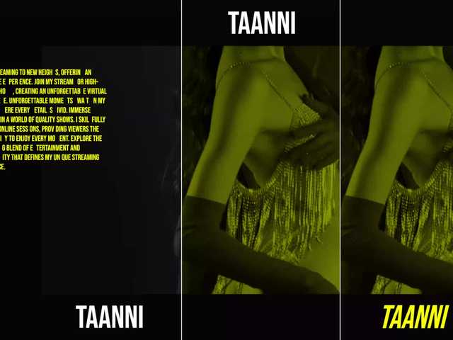 Zrzuty ekranu transmisji Taanni